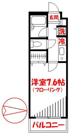 イル・マーレ東の物件間取画像